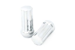 Bulge Acorn Lug Nut Set, M14X1.5 Thread, Chrome, view 2, Rough Country 141532CH