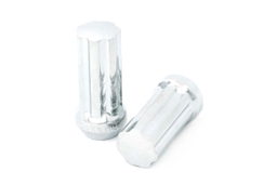 Chrome M14x2.0 Bulge Acorn Lug Nut Set with Socket Key, view 2, Rough Country 142032CH
