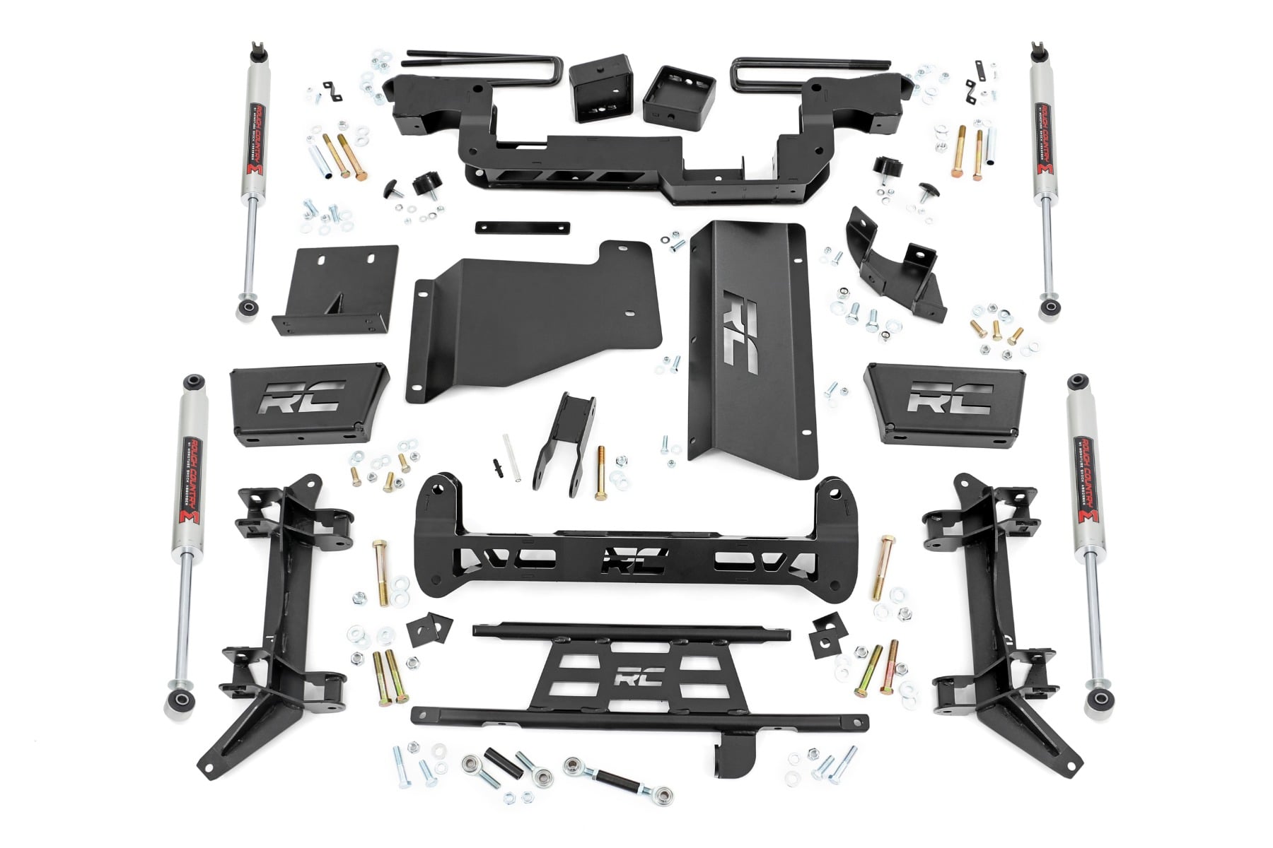 Rough Country 6-Inch Lift Kit with M1 Shocks for Chevy & GMC 8-Lug