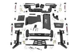 6-Inch Lift Kit with V2 Shocks for Chevy & GMC 8-Lug dimension diagram — Rough Country 16170