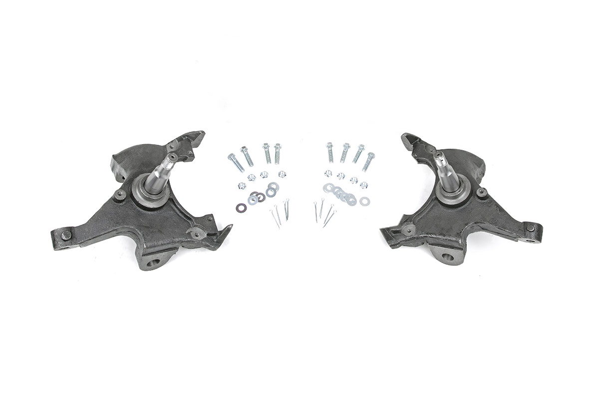 Rough Country 2-Inch Lowering Spindles for Chevy & GMC C1500 RWD