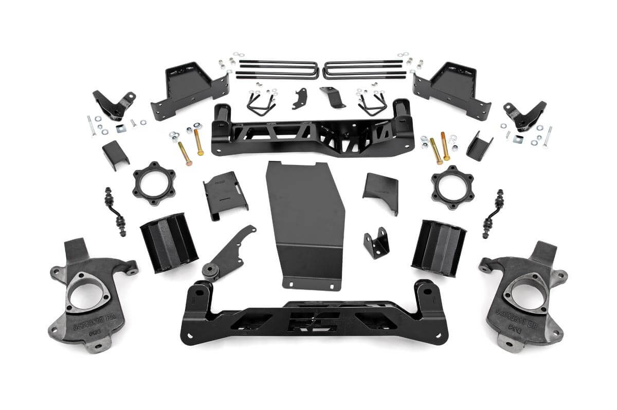 Rough Country 6-Inch Lift Kit for Aluminum-Arm GMC Sierra 1500 Denali 4WD