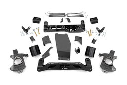 5-Inch Lift Kit for Steel-Knuckle GMC Sierra 1500 Denali 4WD, Rough Country 18300