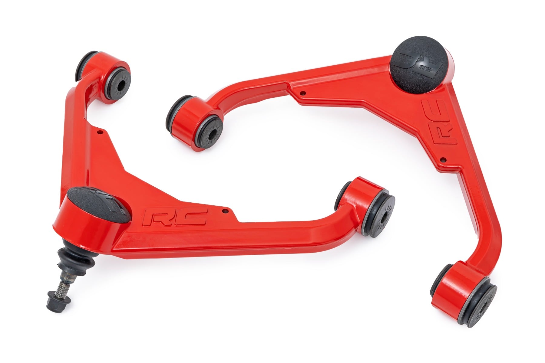 Rough Country Red Forged Upper Control Arms for Silverado & Sierra 2500
