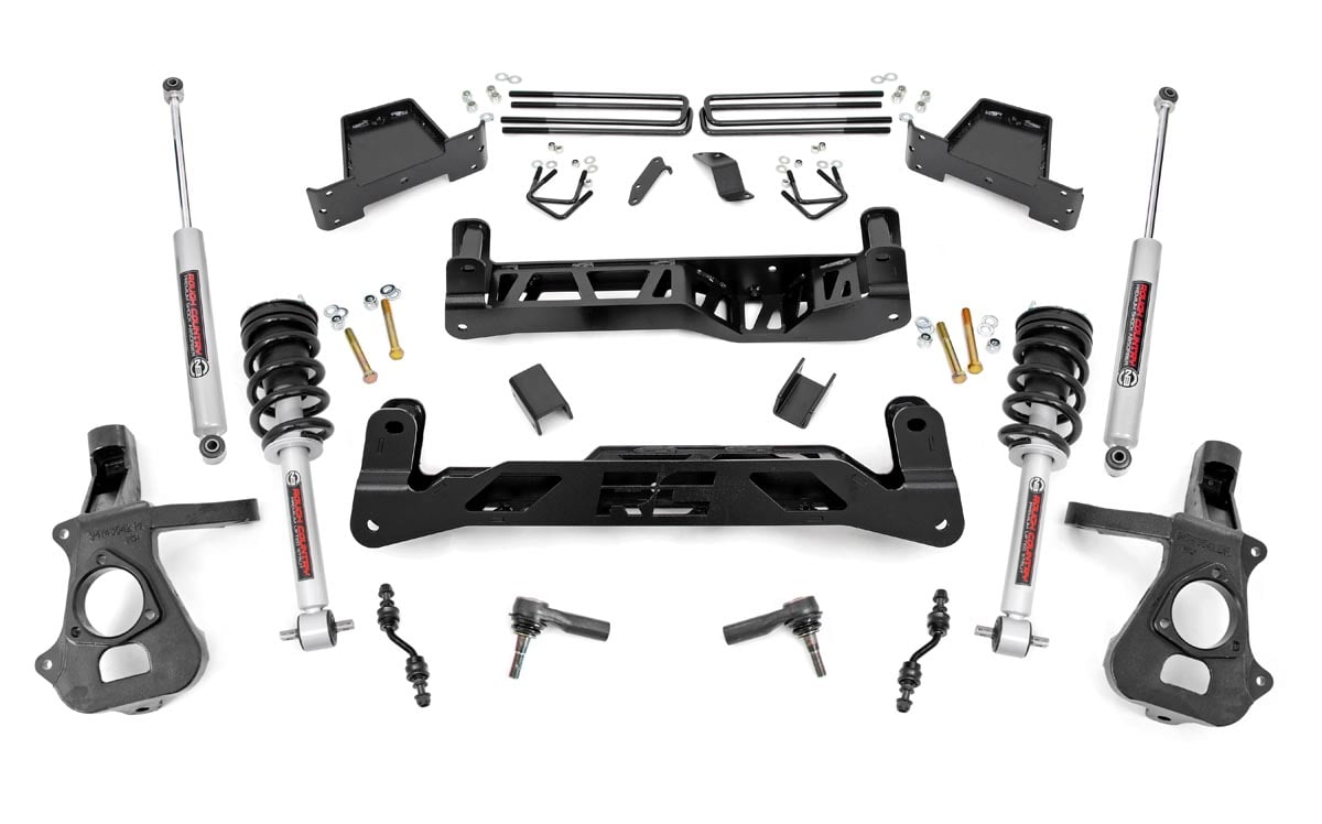 Rough Country 7-Inch Lift Kit with N3 Shocks for Silverado 1500 2WD