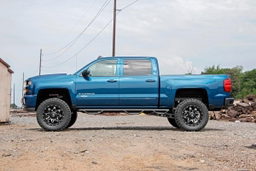 7-Inch Lift Kit with Vertex 2.5 Shocks for Silverado 1500 2WD, view 3, Rough Country 18750