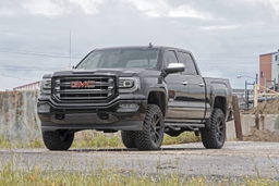 3.5-Inch Lift Kit with Vertex 2.5 Shocks for Silverado 1500 4WD, view 2 — Rough Country 19450
