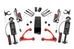 3.5-Inch Vertex 2.5 Lift Kit with Red Arms for Sierra 1500 4WD, Rough Country 19450RED