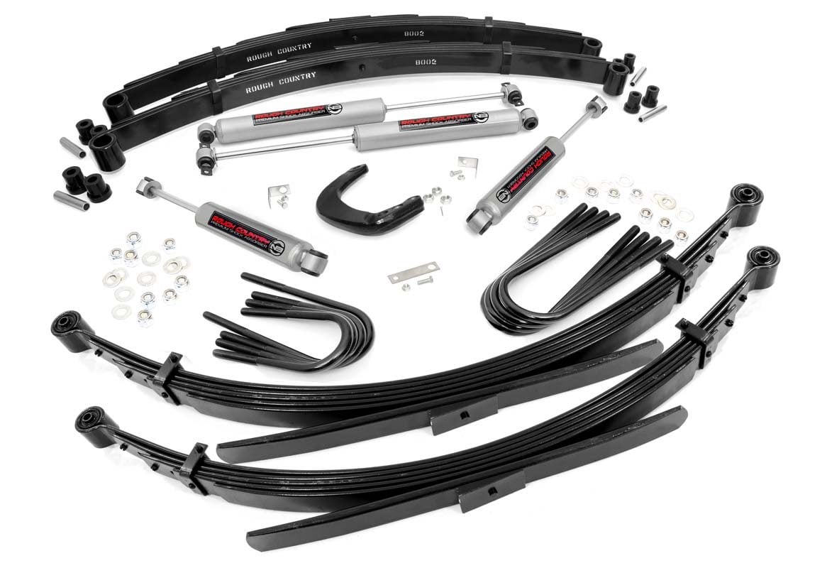 4-Inch Lift Kit with N3 Shocks for Chevy K20 and GMC K25 4WD — Rough Country 19630