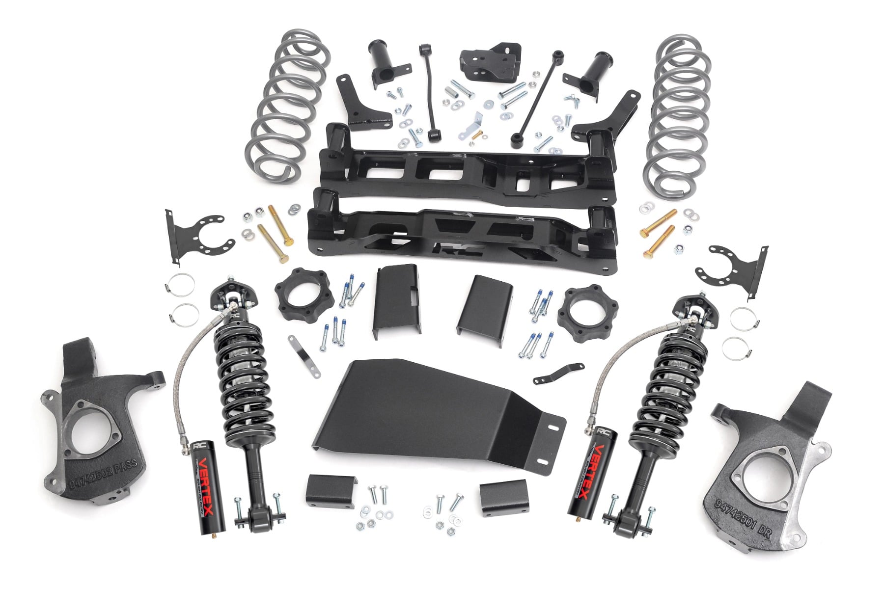 Rough Country 7.5-Inch Lift Kit with Vertex Shocks for 2007–2013 Chevy Avalanche