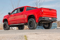 Oval Nerf Steps with 4.5-Inch Stepping Area: Crew Cab Only, view 4, Rough Country 21002S