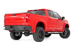 Oval Nerf Steps with 4.5-Inch Stepping Area: Crew Cab Only, Rough Country 21002S