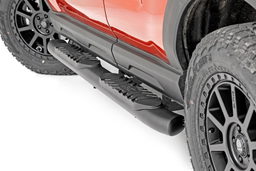 Oval Nerf Steps for 2021–2025 Ford Bronco Sport AWD, view 3, Rough Country 21006