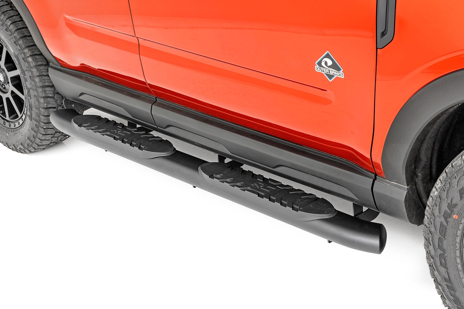 Rough Country Oval Nerf Steps for 2021–2025 Ford Bronco Sport AWD