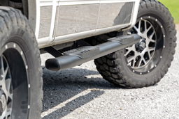 Oval Nerf Step Bars for 2009–2014 Ford F-150 SuperCrew, view 5, Rough Country 21007