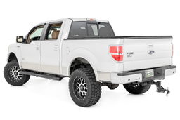 Oval Nerf Step Bars for 2009–2014 Ford F-150 SuperCrew, Rough Country 21007