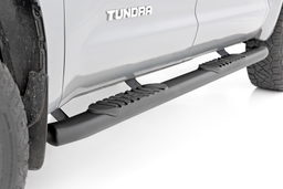 Oval Nerf Step Side Steps for Toyota Tundra (2007–2021), view 2, Rough Country 21009