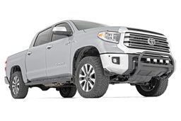 Oval Nerf Step Side Steps for Toyota Tundra (2007–2021), Rough Country 21009