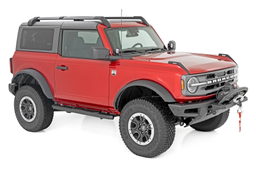 Oval Nerf Steps for 2021-2025 Ford Bronco 4WD (2-Door), view 2, Rough Country 21012