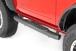 Oval Nerf Steps for 2021-2025 Ford Bronco 4WD (2-Door), view 3, Rough Country 21012