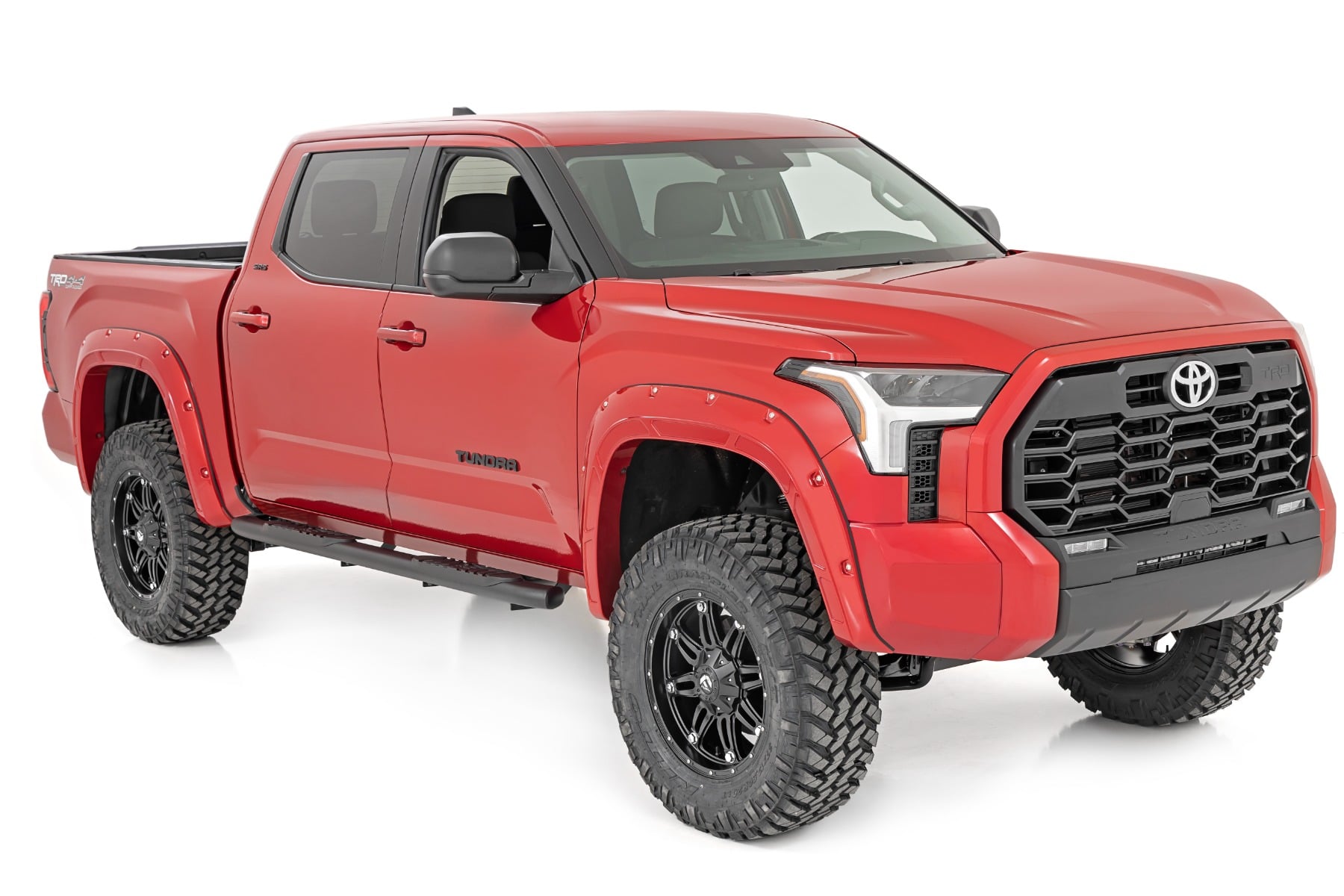 Oval Nerf Steps for Toyota Tundra 4WD and RWD (2022-2025), Rough Country 21014