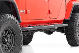 Oval Nerf Steps for 2020–2025 Jeep Gladiator 4WD, Rough Country 21015