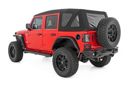 Oval Nerf Steps for Jeep Wrangler 4WD (2019-2025), view 2, Rough Country 21016