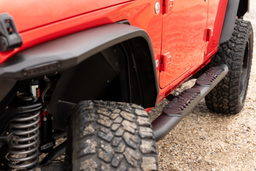 Oval Nerf Steps for Jeep Wrangler 4WD (2019-2025), view 4, Rough Country 21016