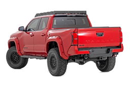 Oval Nerf Step Bars for 2024-2025 Toyota Tacoma, view 2, Rough Country 21017