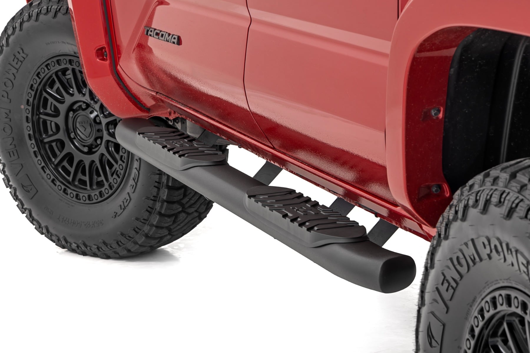 Rough Country Oval Nerf Step Bars for 2024-2025 Toyota Tacoma