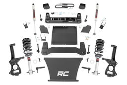6-Inch M1 Lift Kit for 2025 Silverado 1500 4WD dimension diagram, Rough Country 21640_A