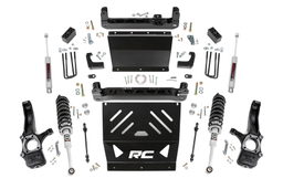 4-Inch N3 Lift Kit for 2015–2022 Colorado and Canyon dimension diagram, Rough Country 22131