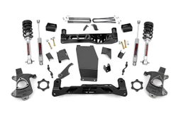 5-Inch Lift Kit with Loaded Struts for 2014–2018 Silverado 1500, Rough Country 22333