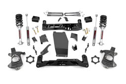 5-Inch Lift Kit with Struts for Aluminum-Arm Silverado 1500, Rough Country 22434