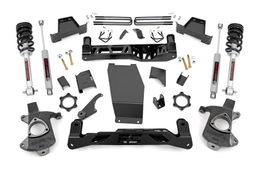 6-Inch Lift Kit with N3 Shocks for Silverado/Sierra 1500 4WD — Part 22632, Rough Country