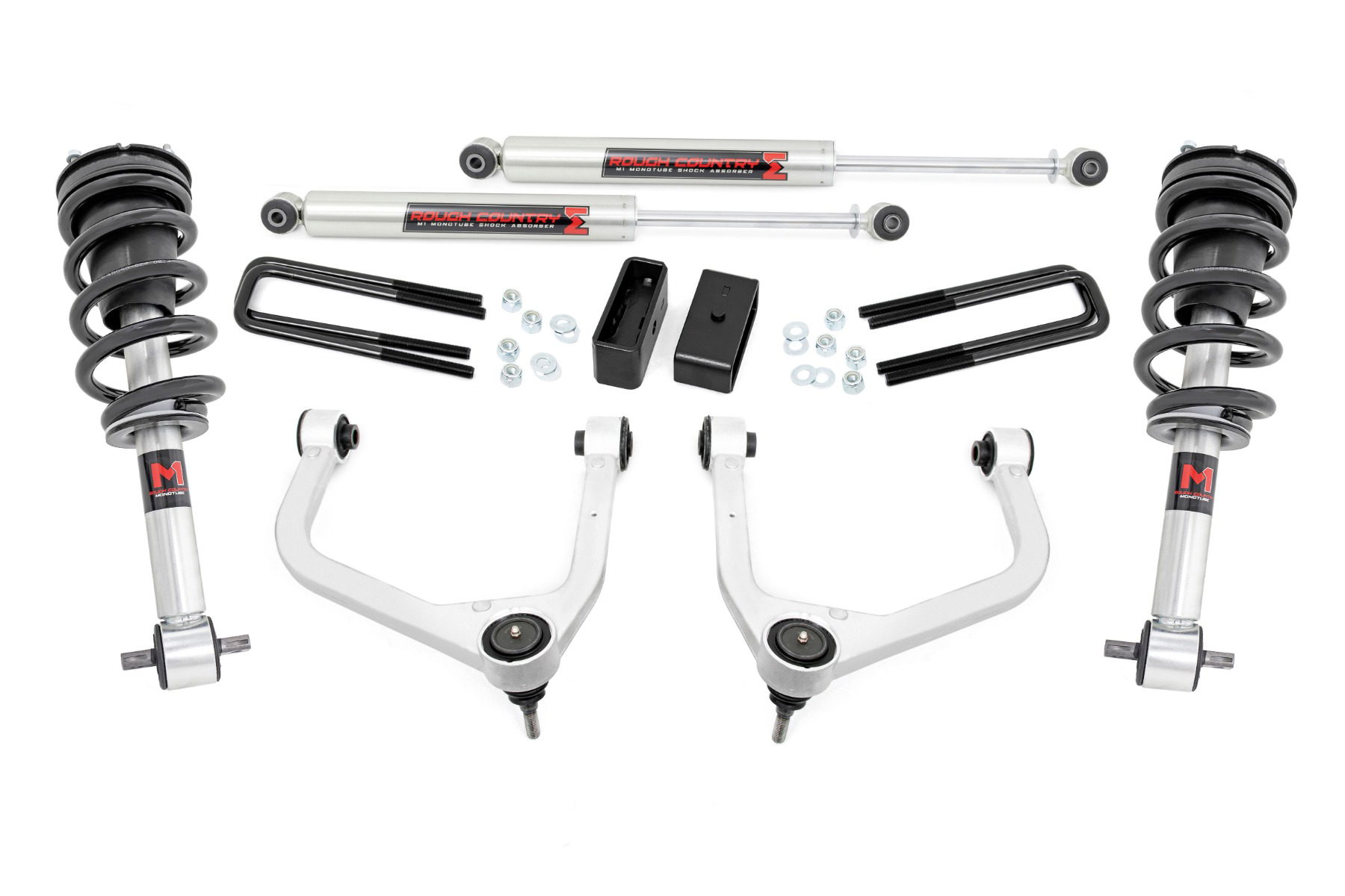 Rough Country 3.5-Inch Lift Kit with M1 Struts for 2019-2024 GMC Sierra 1500