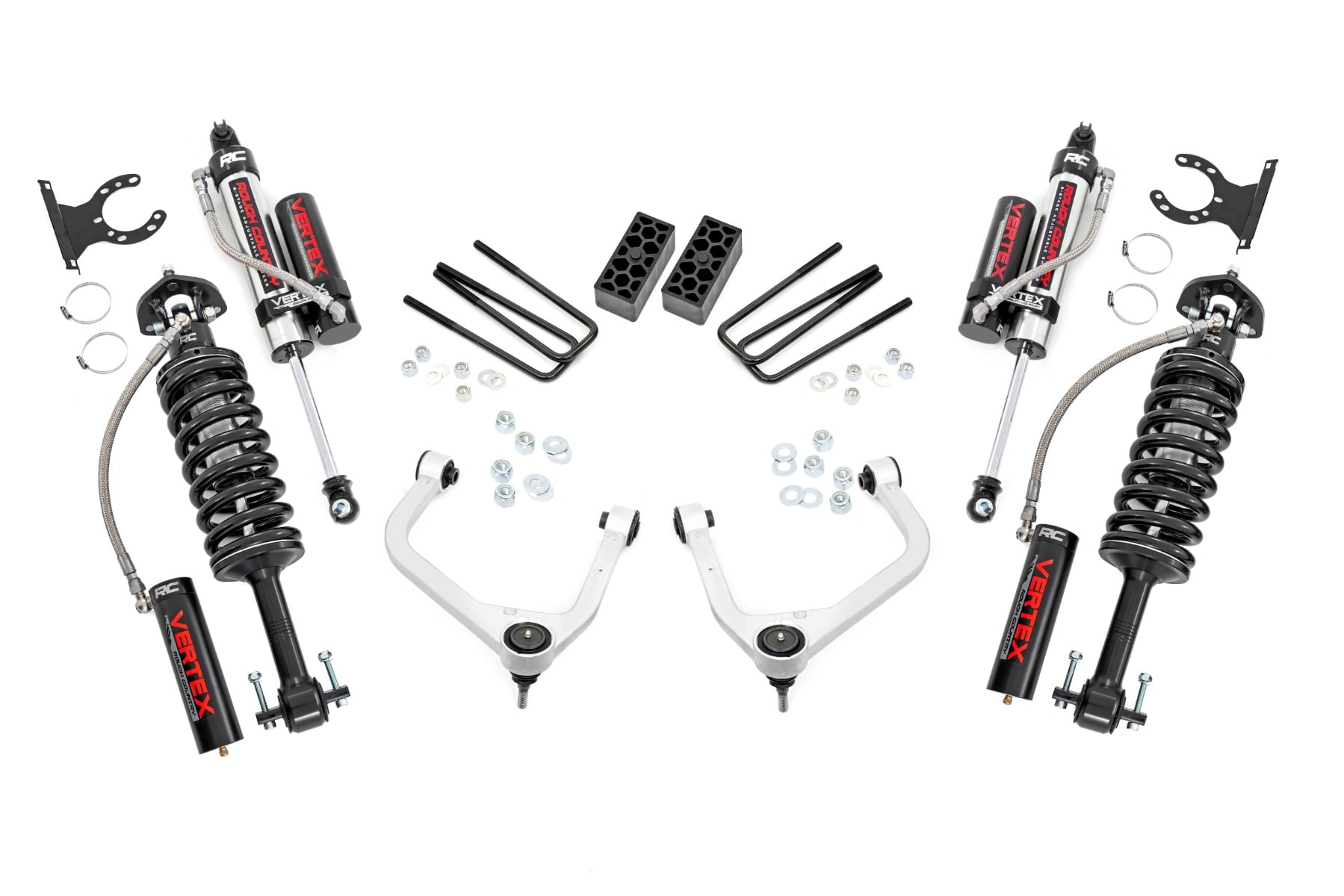 Rough Country 3.5-Inch Lift Kit with Vertex Shocks for GMC Sierra 1500