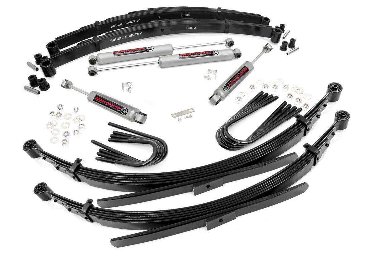 Rough Country 2-Inch Lift Kit with N3 Shocks for Chevy/GMC C10/K10 and K5 Blazer 4WD