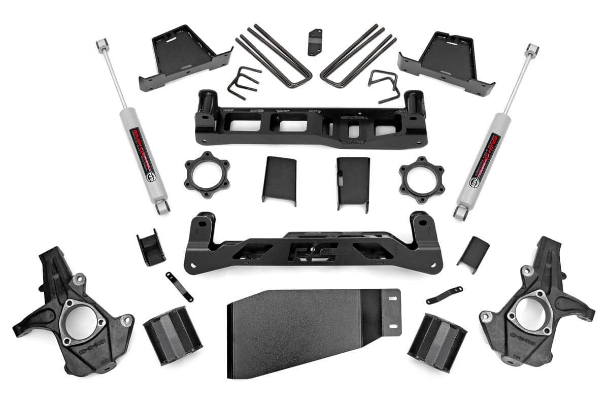 Rough Country 6-Inch Lift Kit with N3 Shocks for Silverado/Sierra 1500