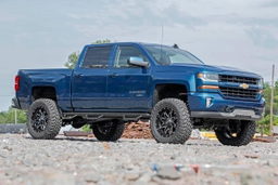 7-Inch Lift Kit with Vertex Shocks for Silverado/Sierra 1500 2WD, view 2, Rough Country 23750