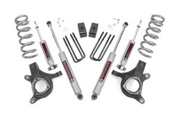 4.5-Inch Lift Kit with N3 Shocks for Silverado & Sierra 1500 2WD, Rough Country 239N2