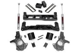 5-Inch Lift Kit, N3 Shocks — Silverado/Sierra 1500 2WD (2014–2019), Rough Country 24831