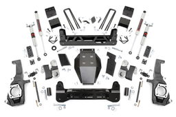 7.5-Inch Lift Kit with M1 Shocks for Silverado & Sierra HD (2011-2019), Rough Country 25340