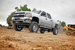 7.5-Inch Lift Kit with V2 Shocks for Silverado & Sierra HD — Rough Country 25370