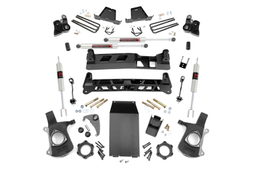 4-Inch Lift Kit with M1 Shocks for Silverado/Sierra 1500 4WD, Rough Country 25840