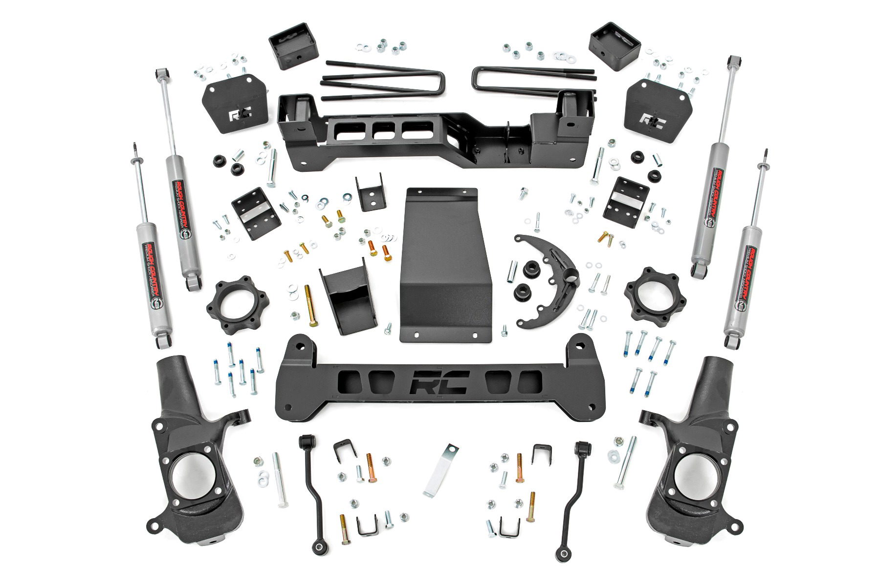 Rough Country 6-Inch Lift Kit with N3 Shocks for Silverado & Sierra 4WD