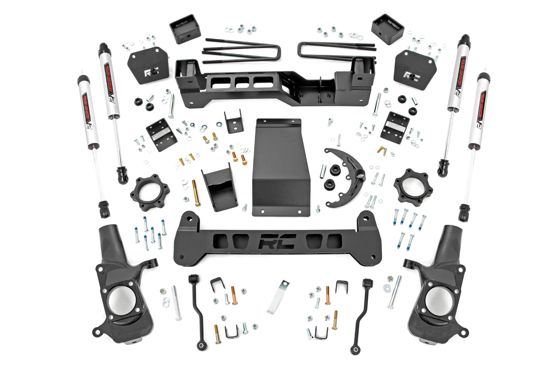 Rough Country 6-Inch Lift Kit with V2 Shocks for Silverado & Sierra 4WD