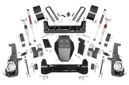 5-Inch Lift Kit with M1 Shocks for Silverado/Sierra HD (2011-2019), Rough Country 26040