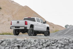 5-Inch Lift Kit with V2 Shocks for Silverado & Sierra HD, view 6 — Rough Country 26070