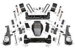 5-Inch Lift Kit with V2 Shocks for Silverado & Sierra HD — Rough Country 26070